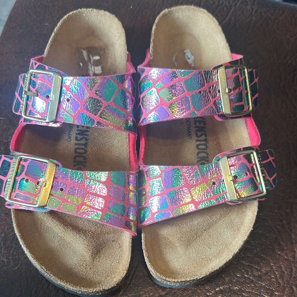 Birkenstock Mermaid Pink and Multicolor Sandals